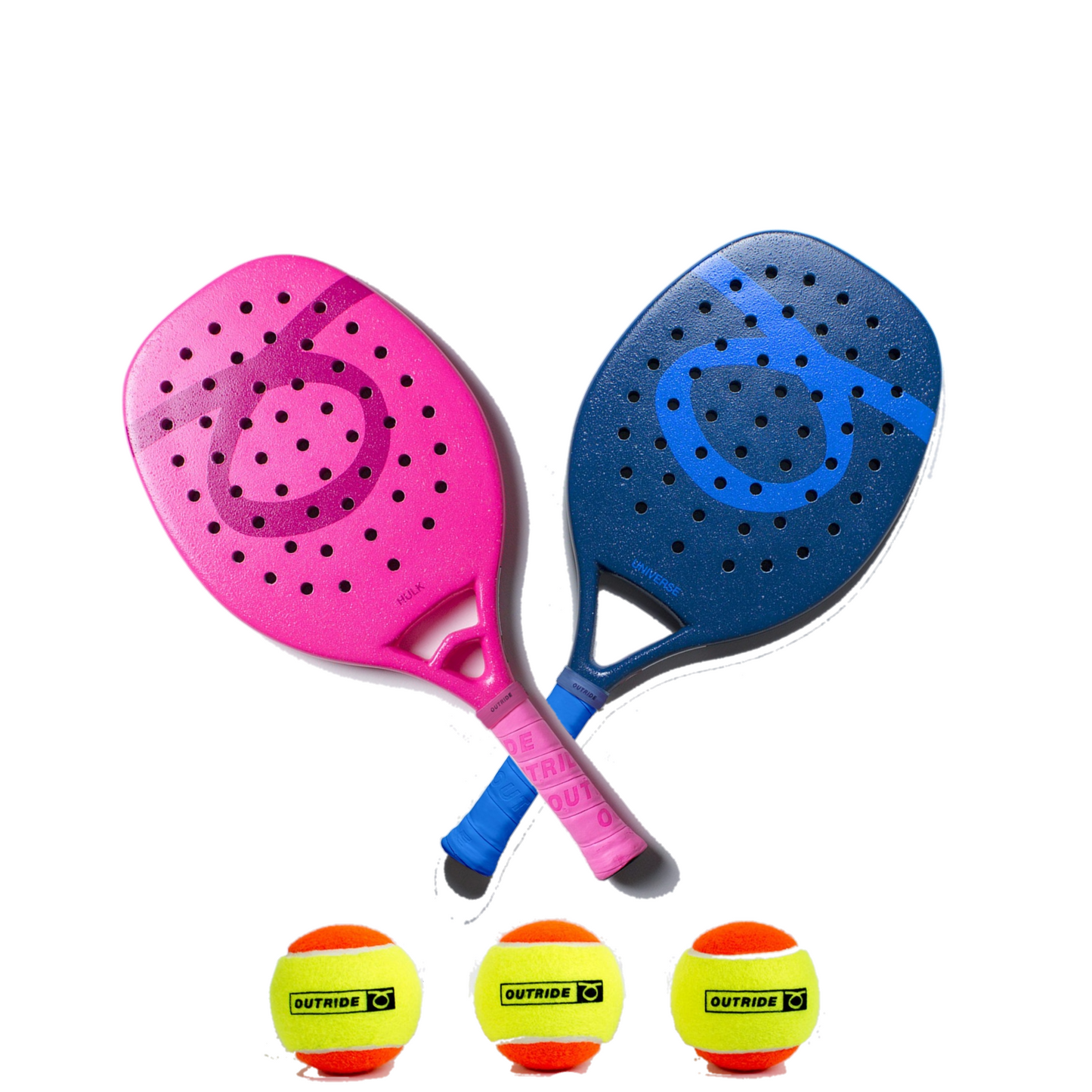 2 Paddle Universe and Hulk Pink Paddle Package - Alpha Beach Tennis