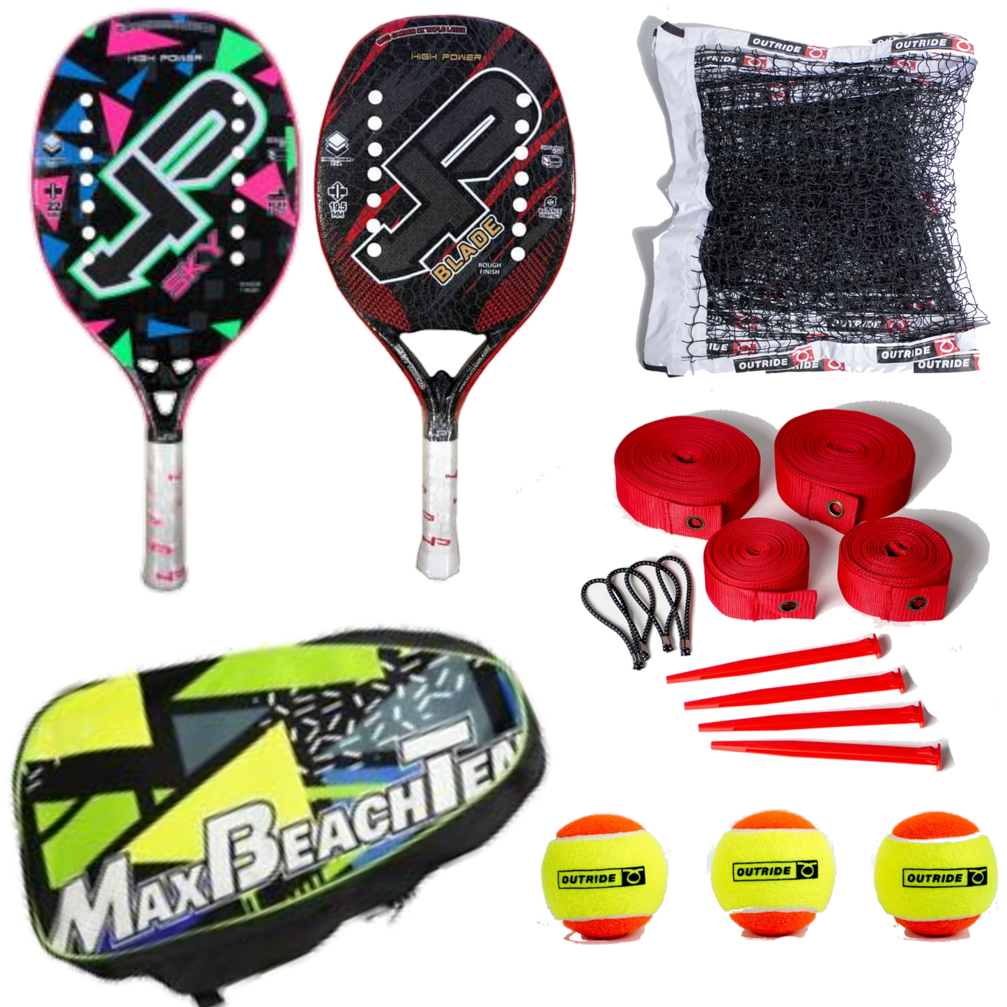 2 Paddle Sky and Blade Complete Package - Alpha Beach Tennis